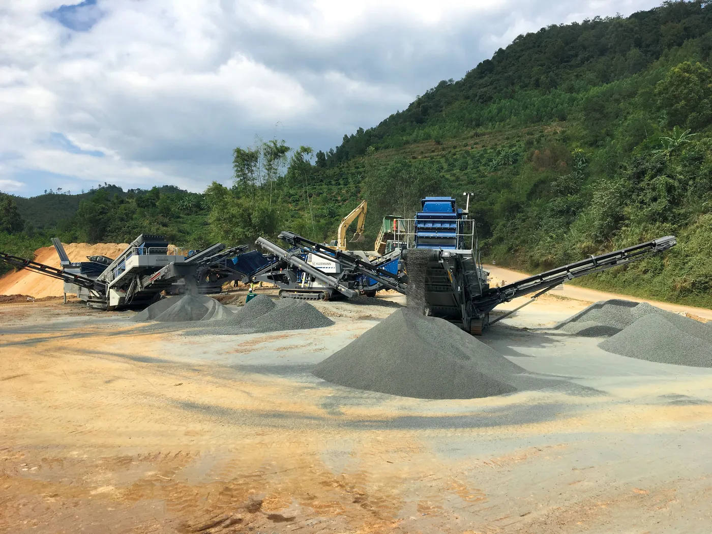 Planta móvil histórica de cribado MS 14 / 16 / 19