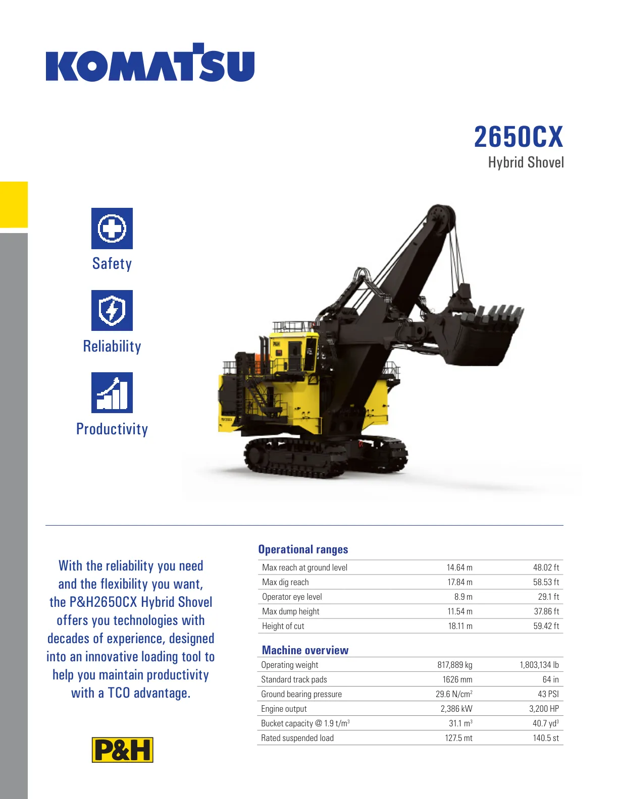 P&H 2650CX