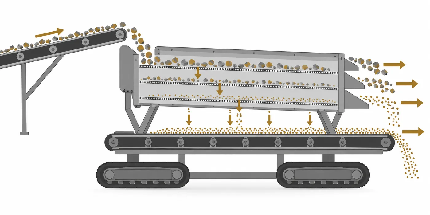 Plantas sobre orugas Telsmith TEL-TRAX y Quarry-Trax