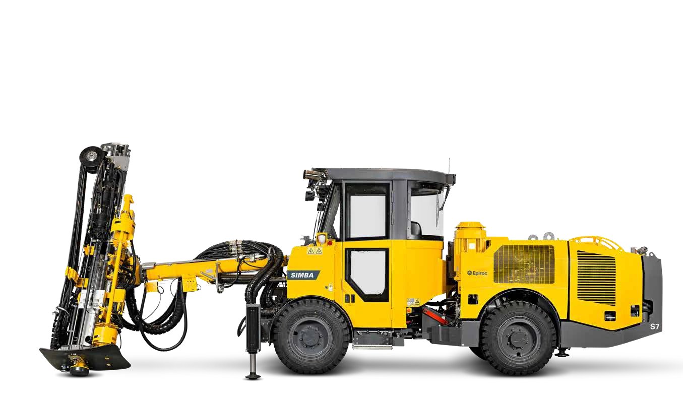 Perforadora subterránea de producción Epiroc Simba S7 oficial