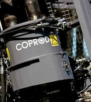 Componentes de la herramienta COPROD en el folleto oficial Epiroc SmartROC CL