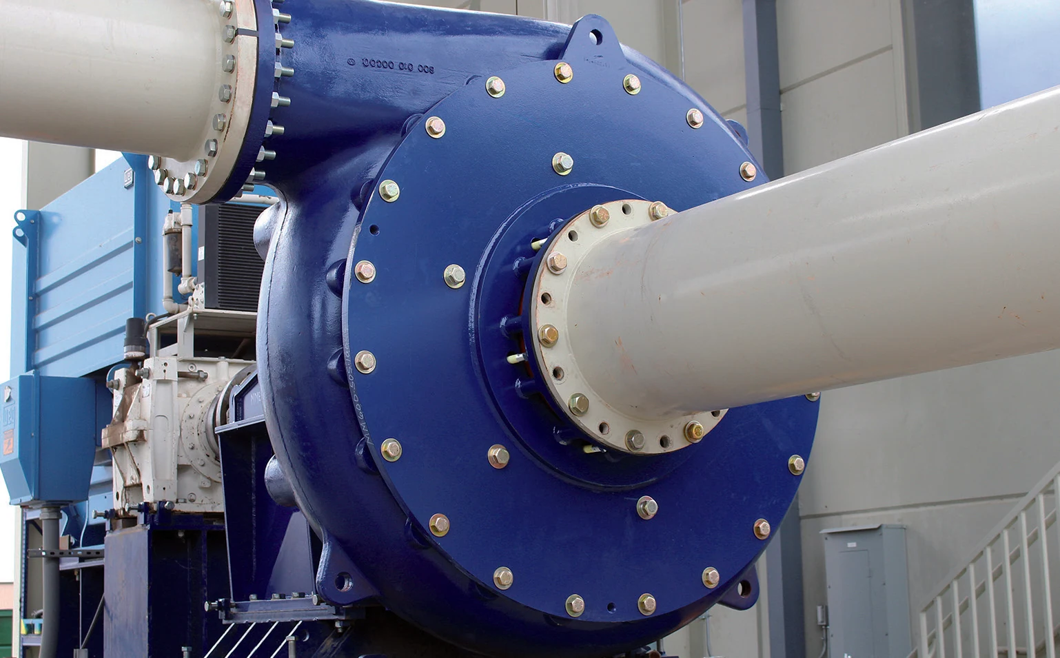 Bomba de lodos FLS KREBS millMAX instalada, en la documentación del fabricante