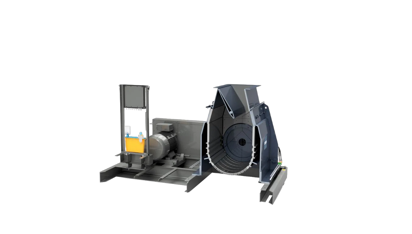 Molino de martillos HAZEMAG HUM de un rotor, imagen oficial