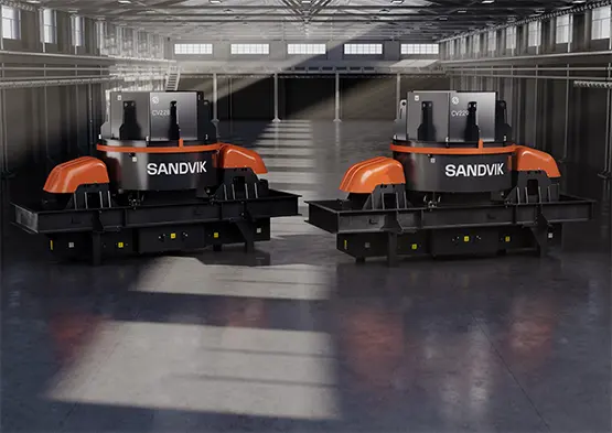 Trituradora de impacto de eje vertical Sandvik CV200