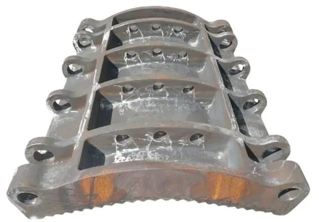 Conjunto de placa de impacto — imagen de identificación