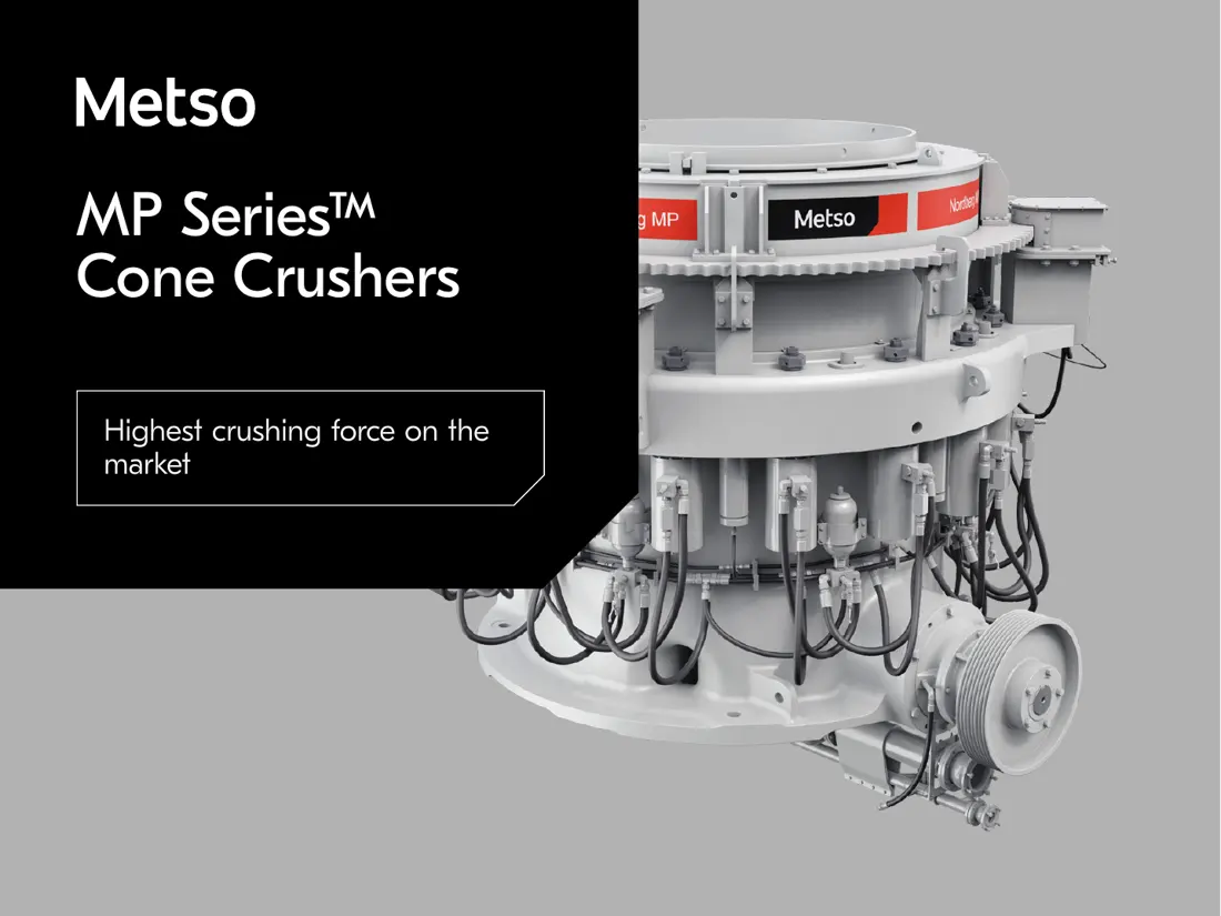 Trituradoras de cono Metso Nordberg serie MP