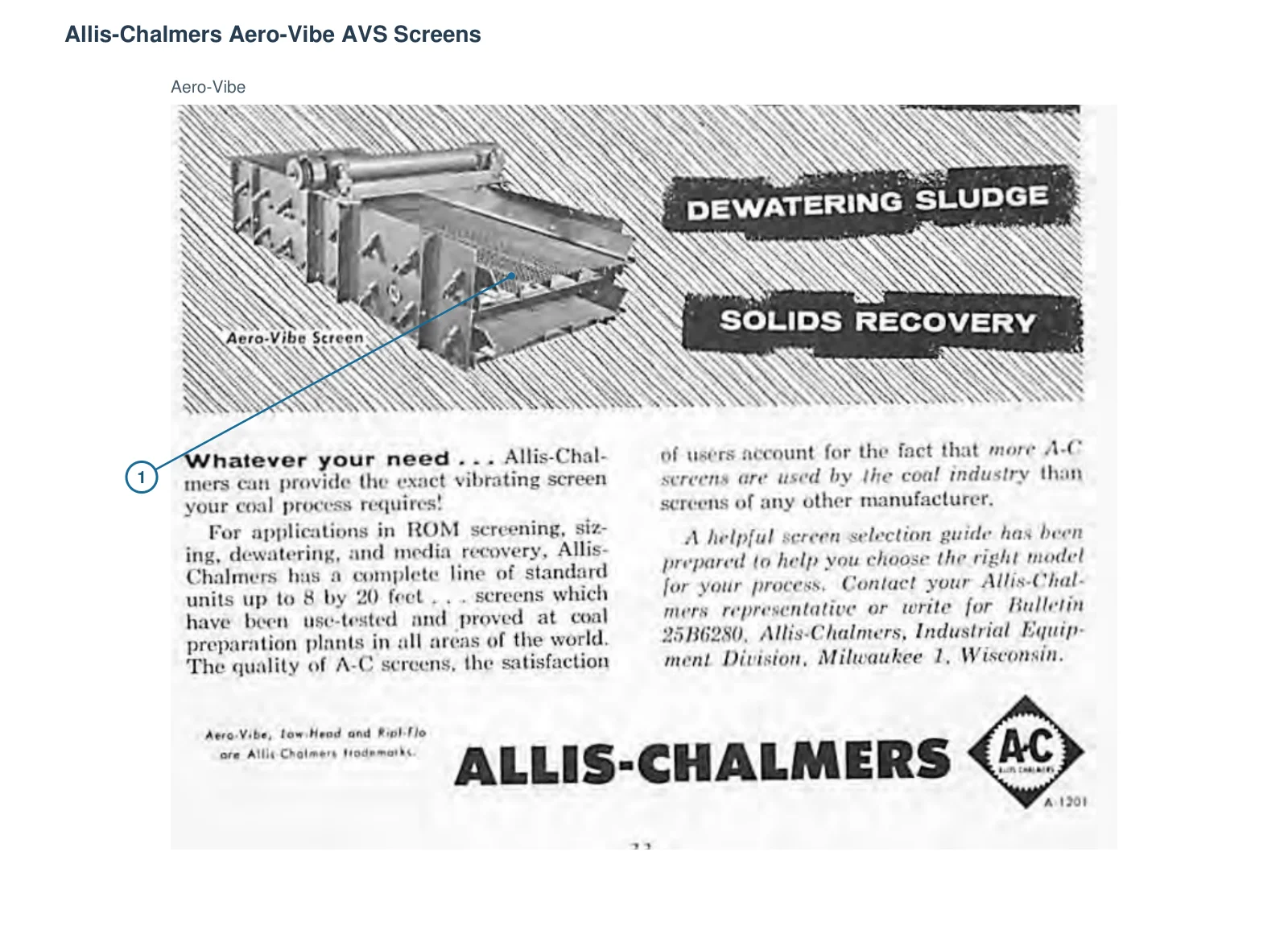 Allis Chalmers Aero-Vibe AVS 4 × 10 ft Vibrating screen – Vibrating screen (2)