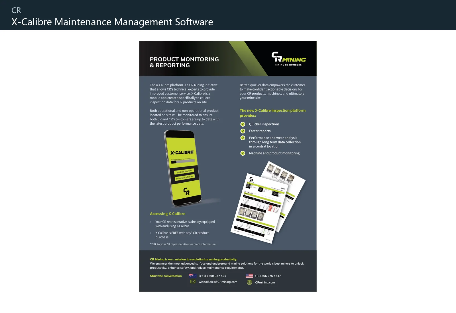 CR X-Calibre Maintenance Management Software (2)