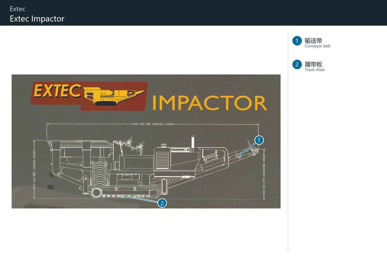 Extec Impactor – Crawler-mounted Impact crusher (2)