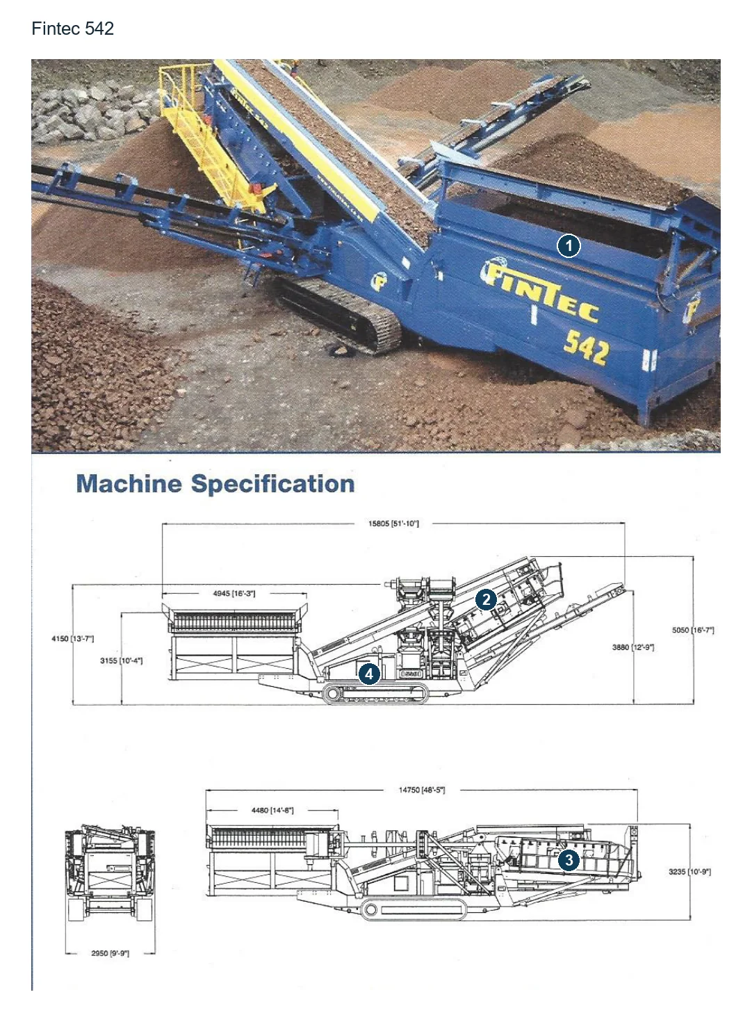 Fintec Mobile screening plant – Equipo de cribado móvil (2)