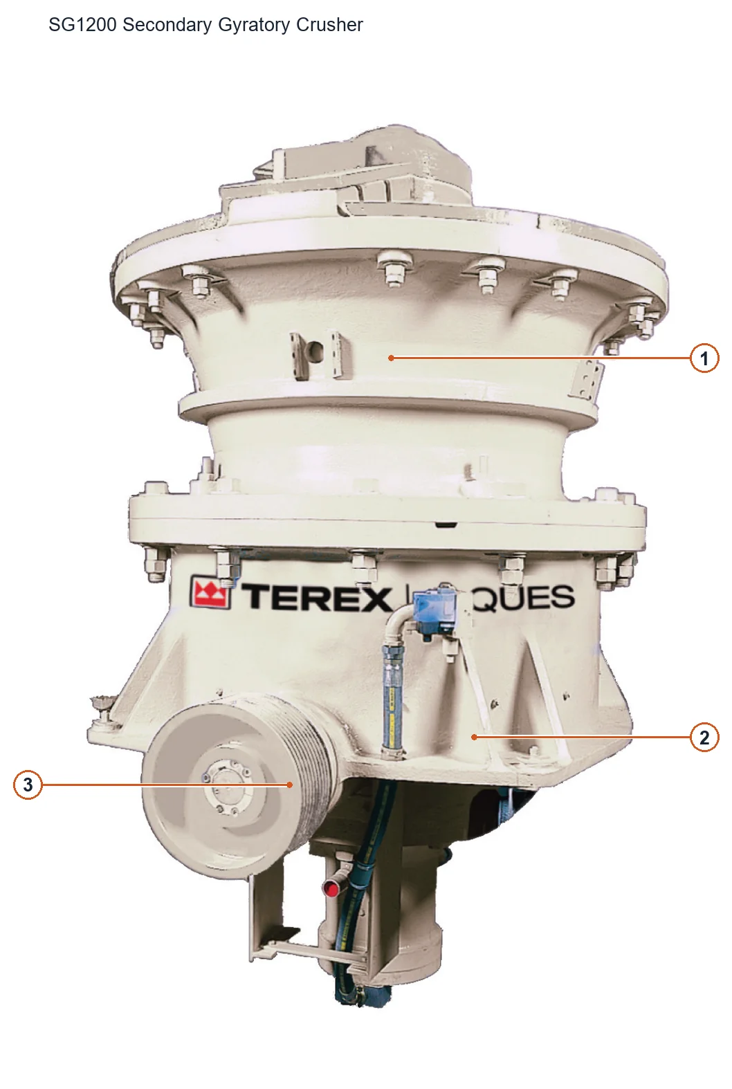 Jaques SG1200 – Gyratory crusher (2)
