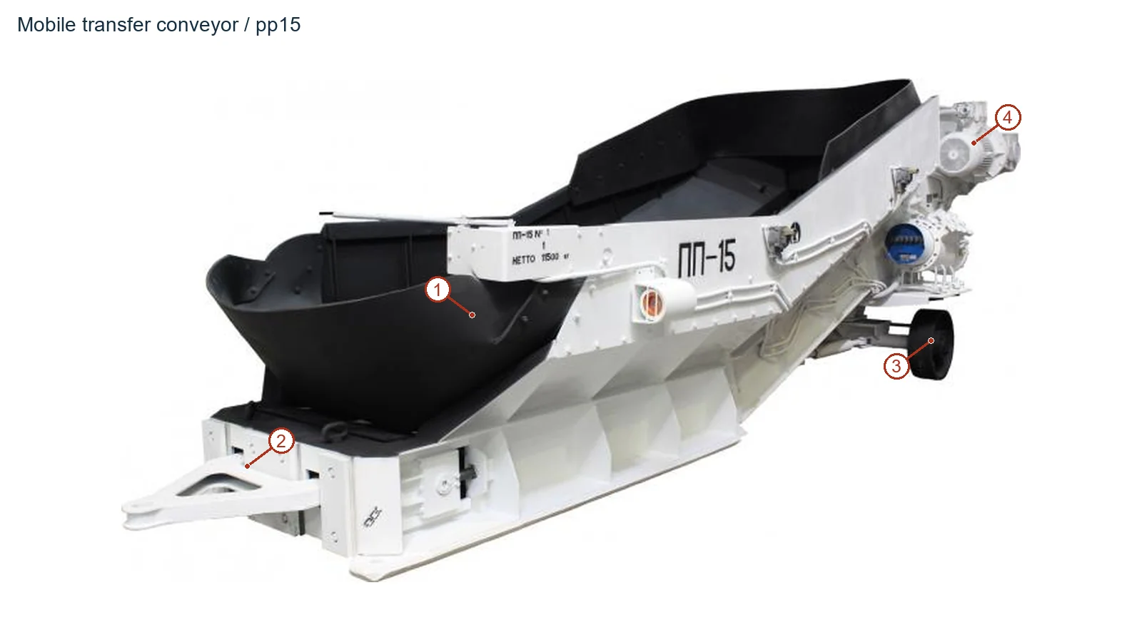 Kopeysk Mobile transfer conveyor – Mobile transfer conveyor (2)