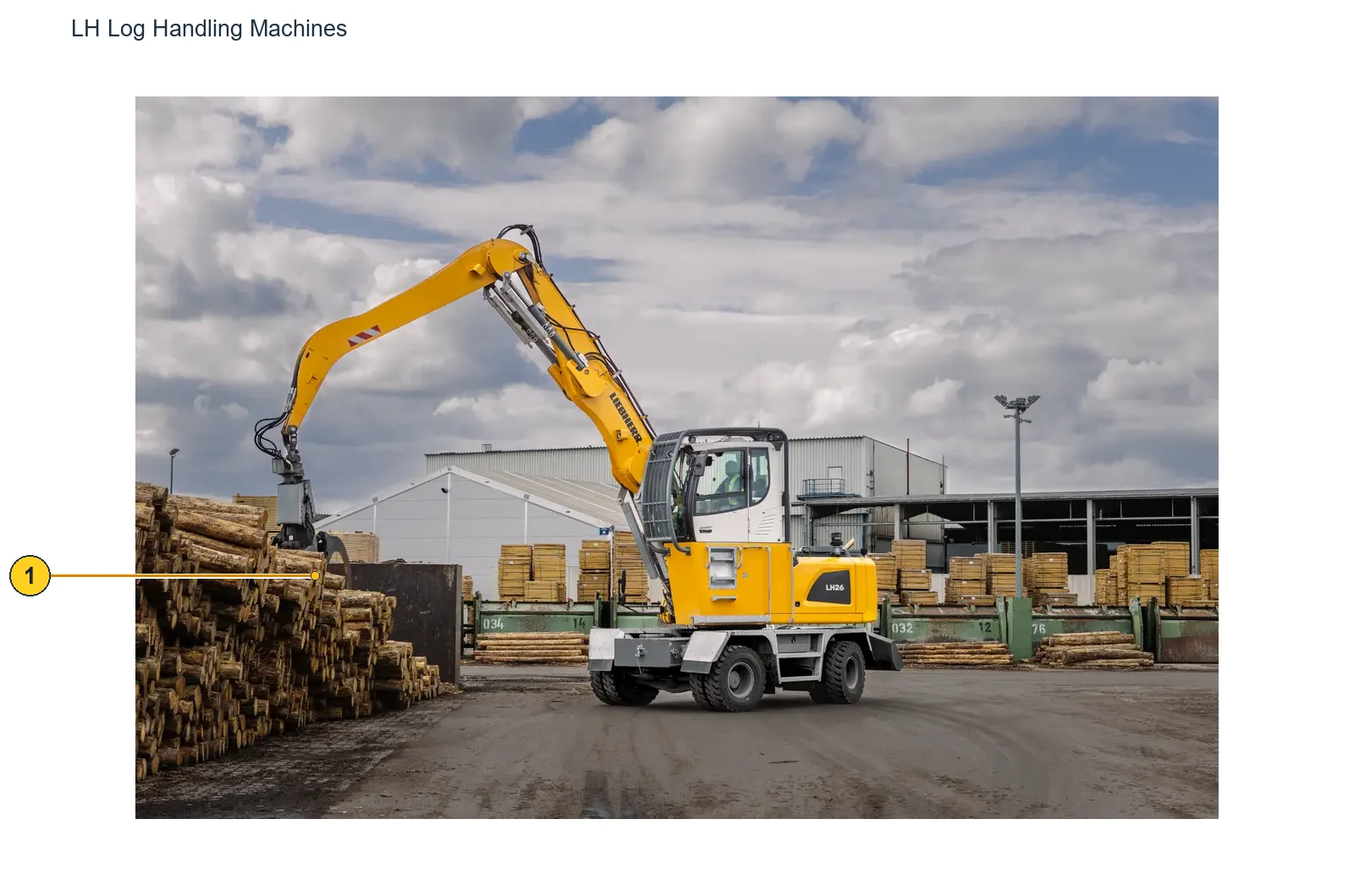 Liebherr LH Log loader (2)