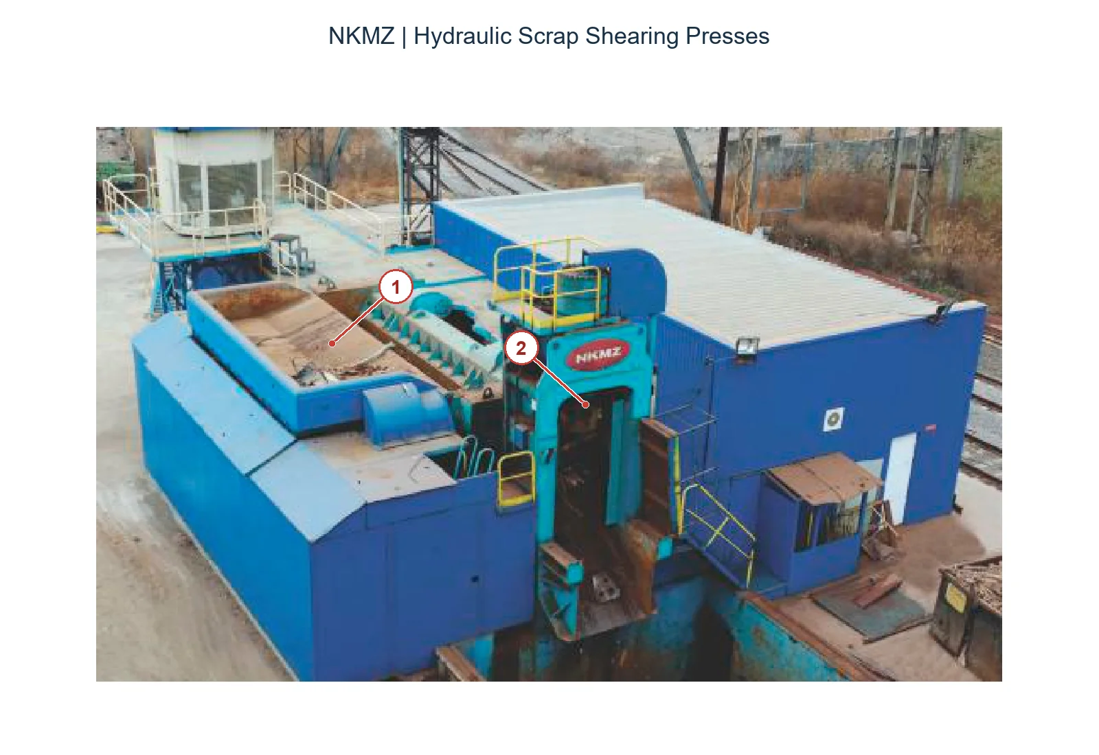 NKMZ Hydraulic Scrap Shearing Presses (2)