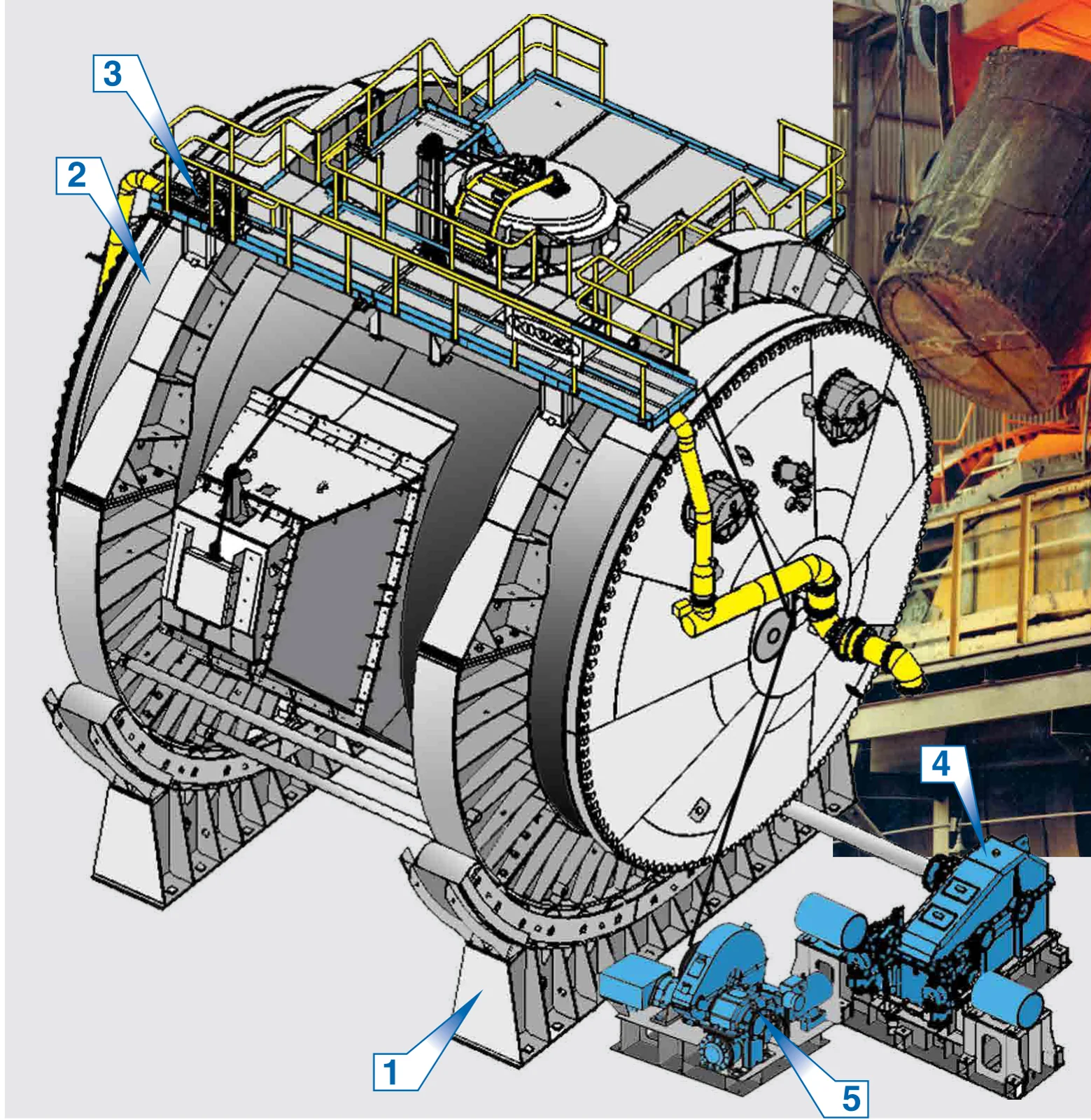 NKMZ Stationary hot-metal mixers (2)