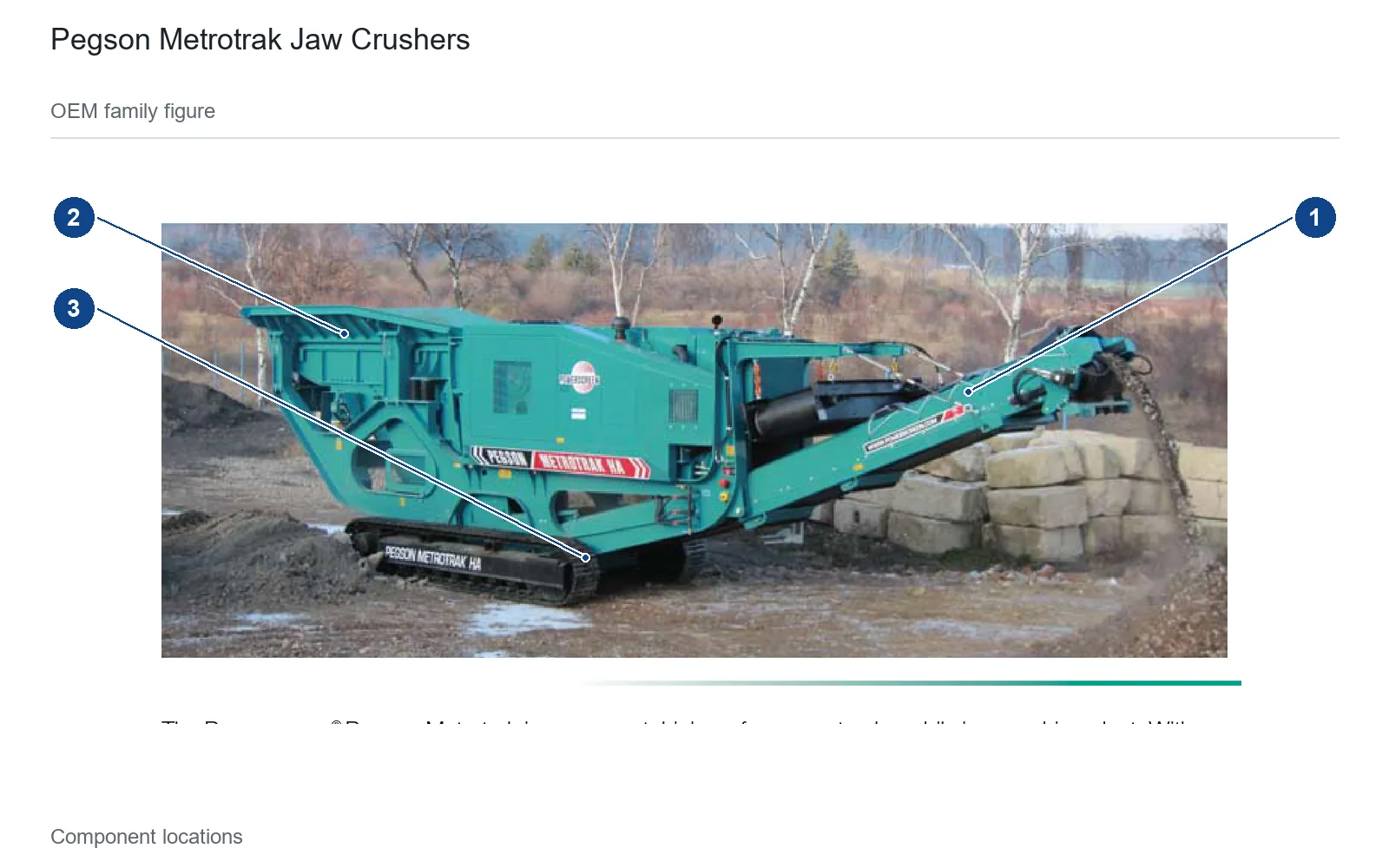 Pegson Mobile Jaw / Premiertrak Crawler-mounted Jaw crusher – Crawler-mounted Jaw crusher (2)