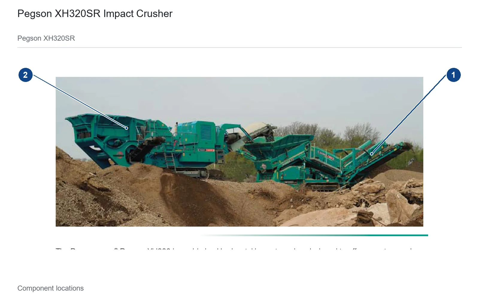 Pegson XH Crawler-mounted Impact crusher – Crawler-mounted Impact crusher (2)