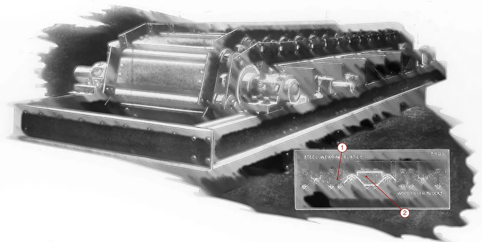Stephens-Adamson Apron conveyor – Transportador de placas (2)