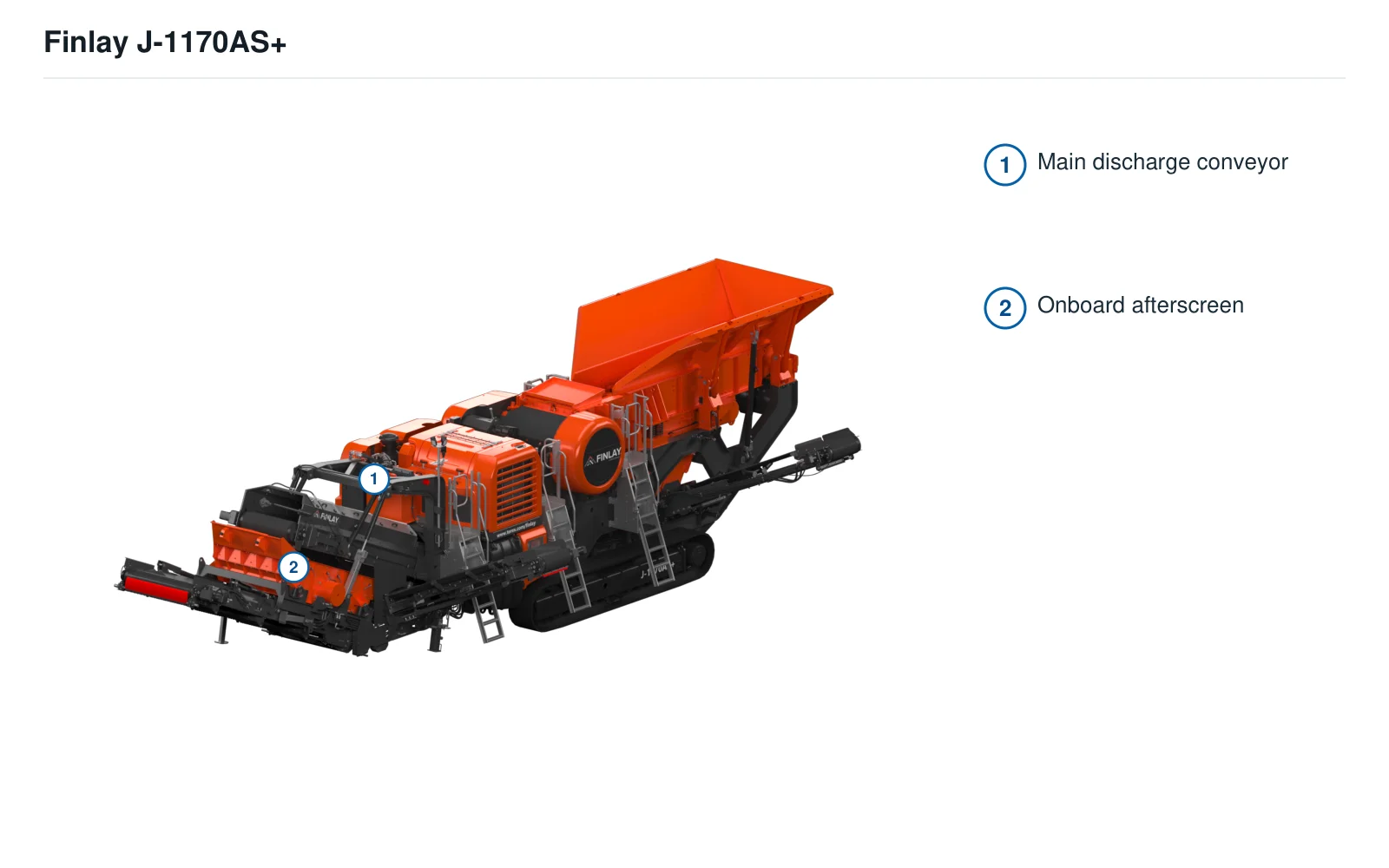 Terex Finlay J-1170AS+ Jaw Crusher (2)
