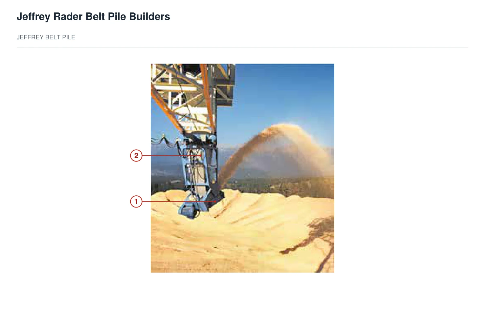 TerraSource Global Jeffrey Rader Belt Pile Builder (2)