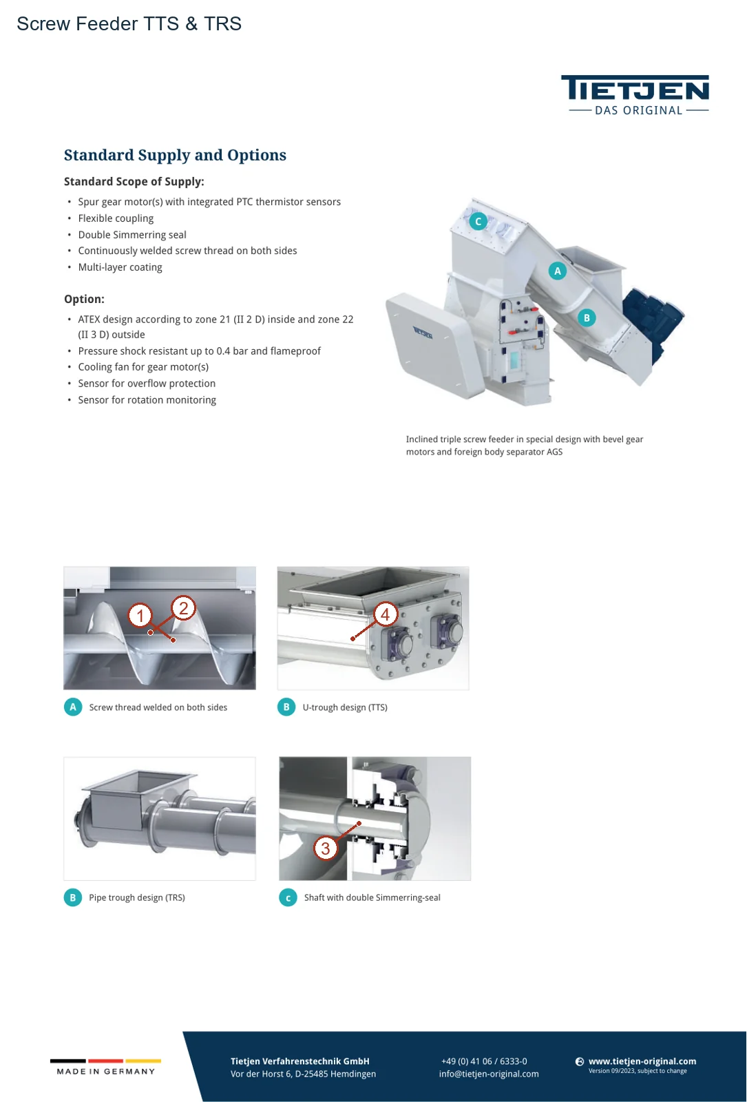 TIETJEN TTS / TRS screw Feeder – Screw Feeder (2)