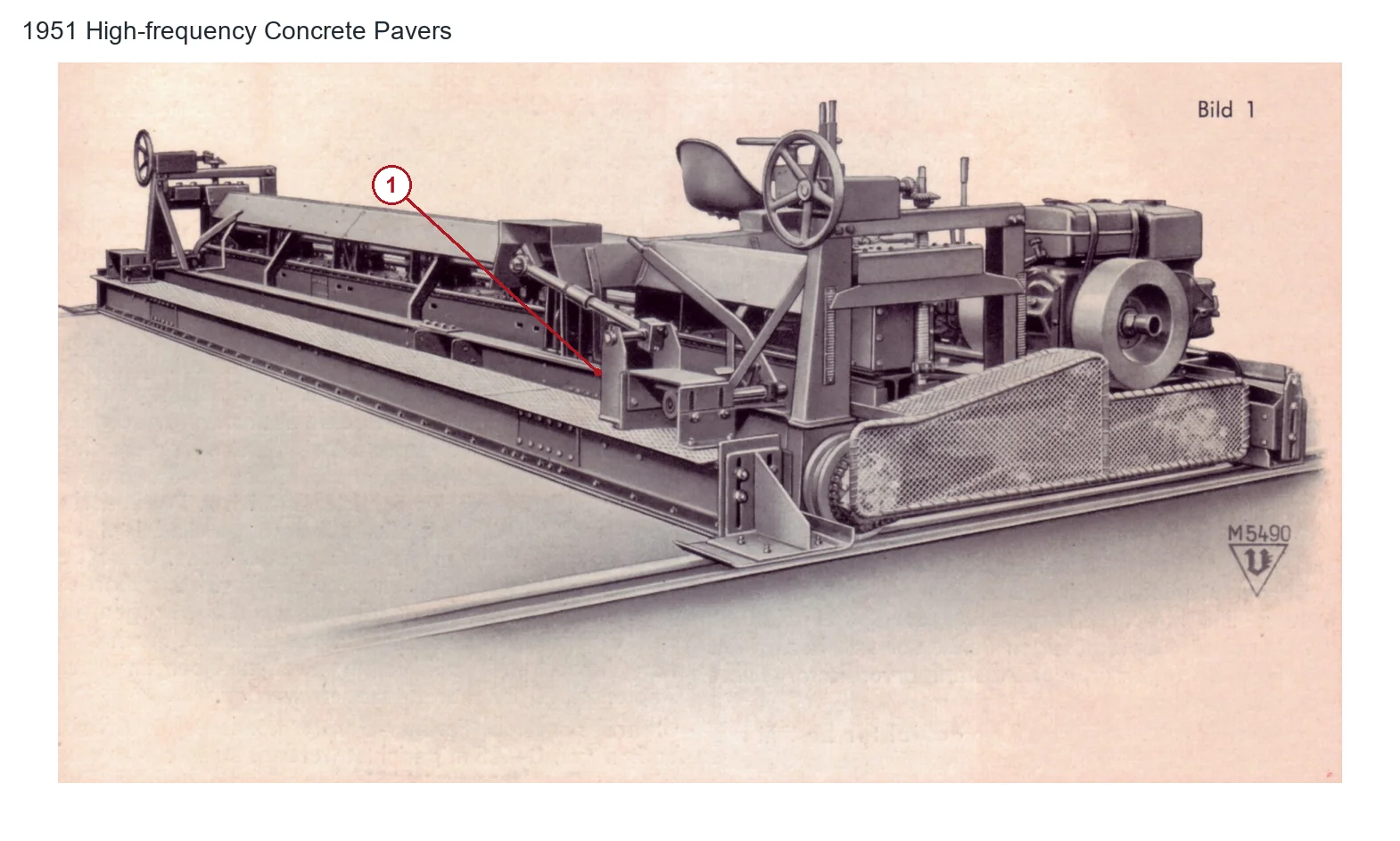 VÖGELE 1951 High-frequency Concrete Pavers (2)