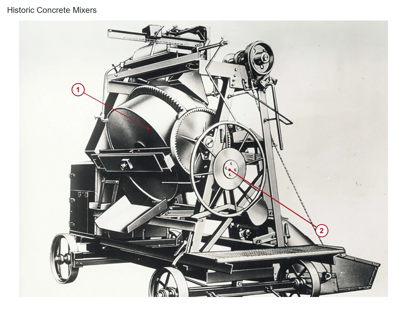VÖGELE Historic Concrete Mixers (2)