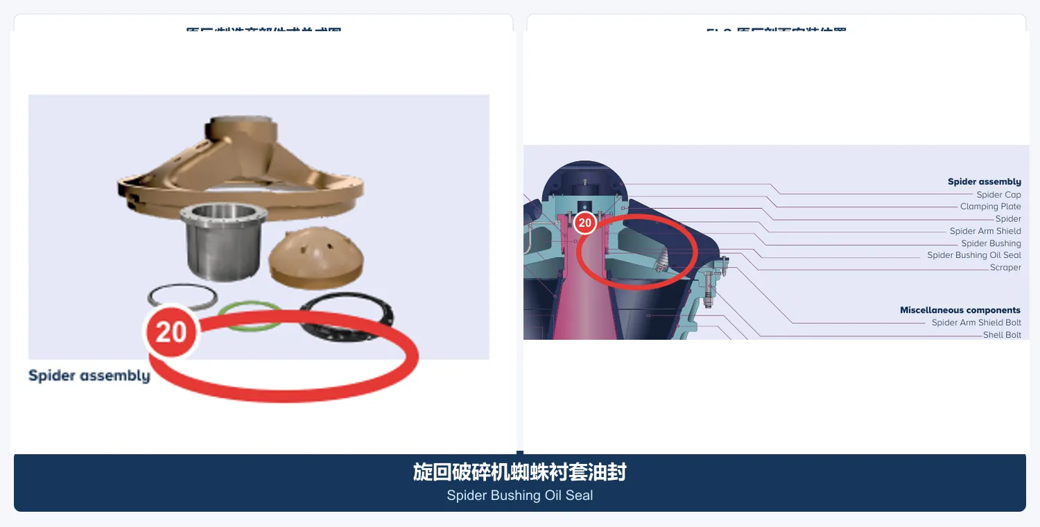 Spider Bushing Oil Seal